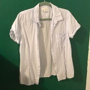 Lilac Short Sleeve Button Up